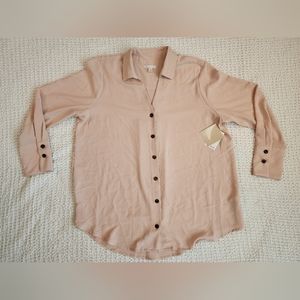 14th & Union Button down blouse Size XL